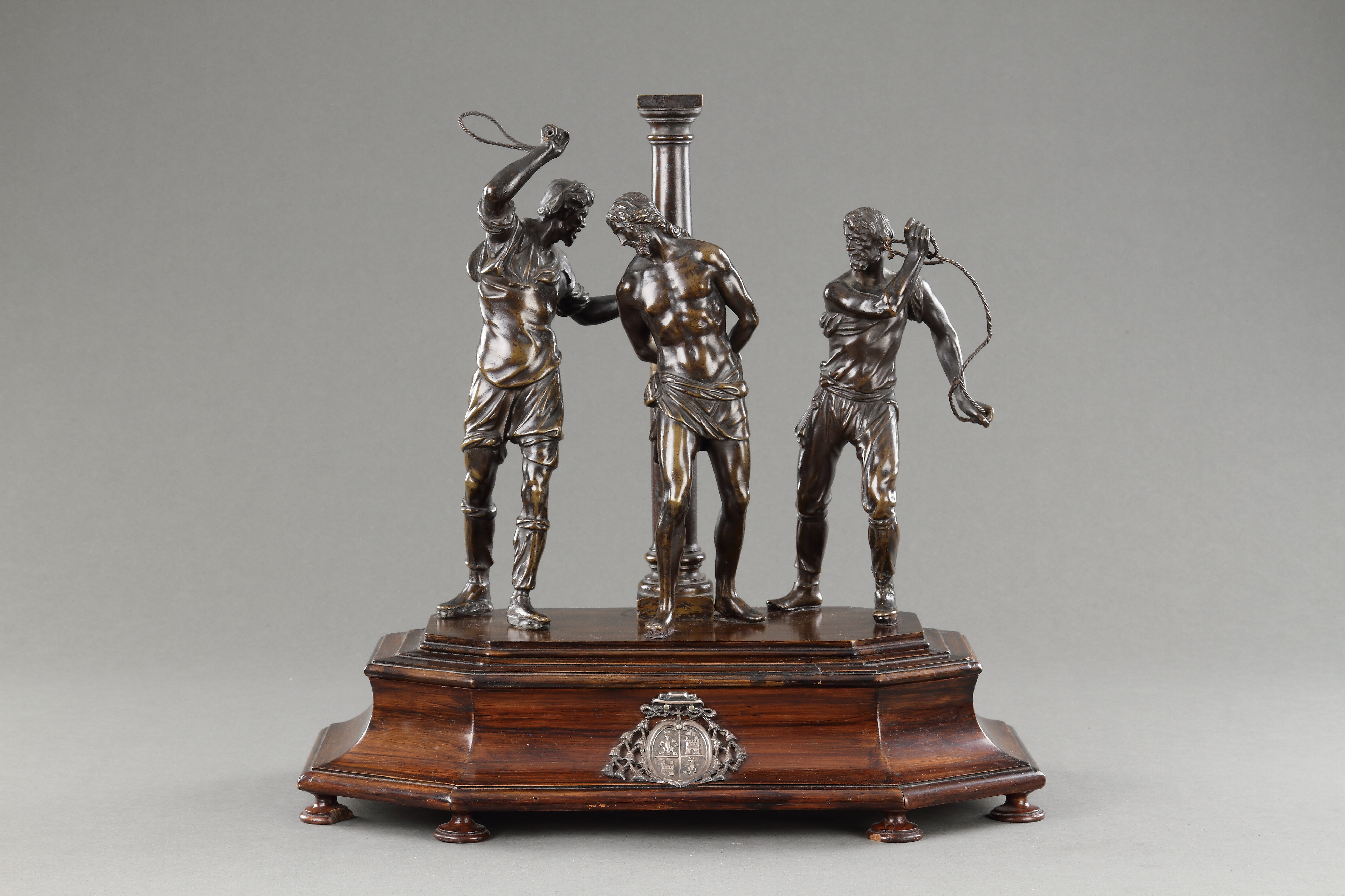 A Fine Sculpture Depicting the Flagellation of Christ